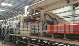 particle board forming machine